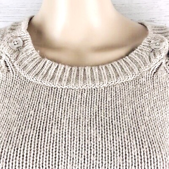 Moda International Oatmeal Cashmere Blend Wool Sweater, Women’s Size Small. - Picture 10 of 10